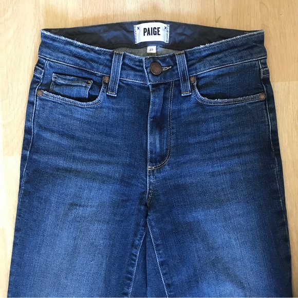 Paige Genevieve Flare Denim Jeans Jordie Made in USA Women’s 23 - Picture 4 of 6